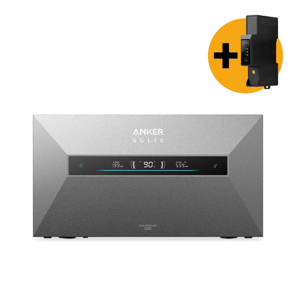 Anker SOLIX Solarbank Max AC inkl. Smart Meter + GRATIS Anker Prime Powerbank